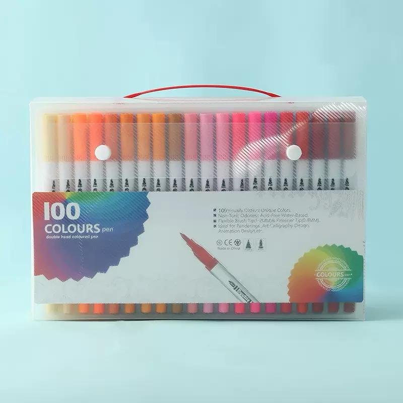 Miniatura 13 de Marcadores Doble Punta Pincel - cantidad: 12pcs